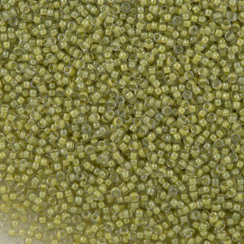 0378 - Light Olive Lined Crystal Luster