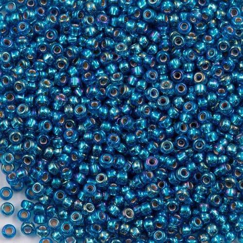 1025 - Silver Lined Capri Blue AB