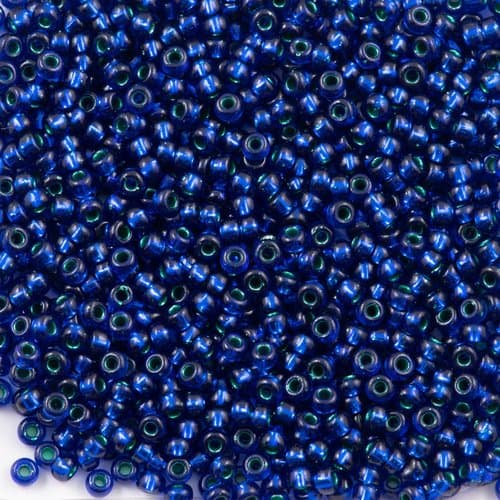 1457 - Dyed Emerald Silver Lined Dark Sapphire