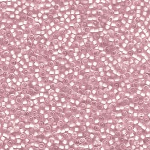 1923 - Semi Matte Pale Pink Lined Crystal